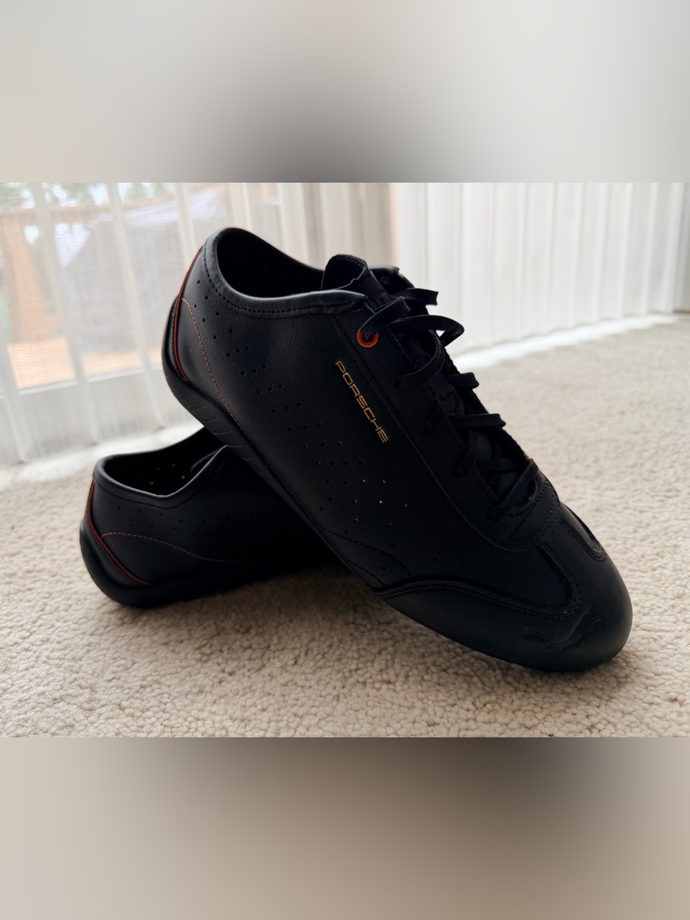 Puma Black Leather Porsche Legacy Speedcat Sneaker
